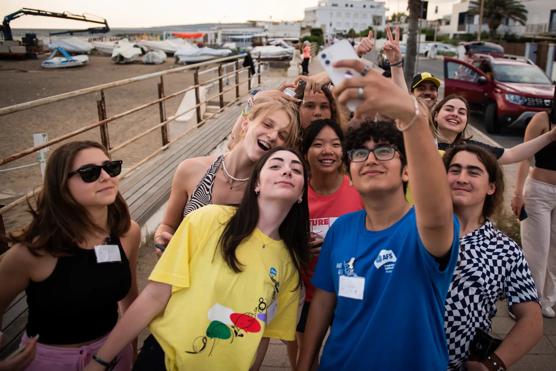 Selfie Gruppo Studenti