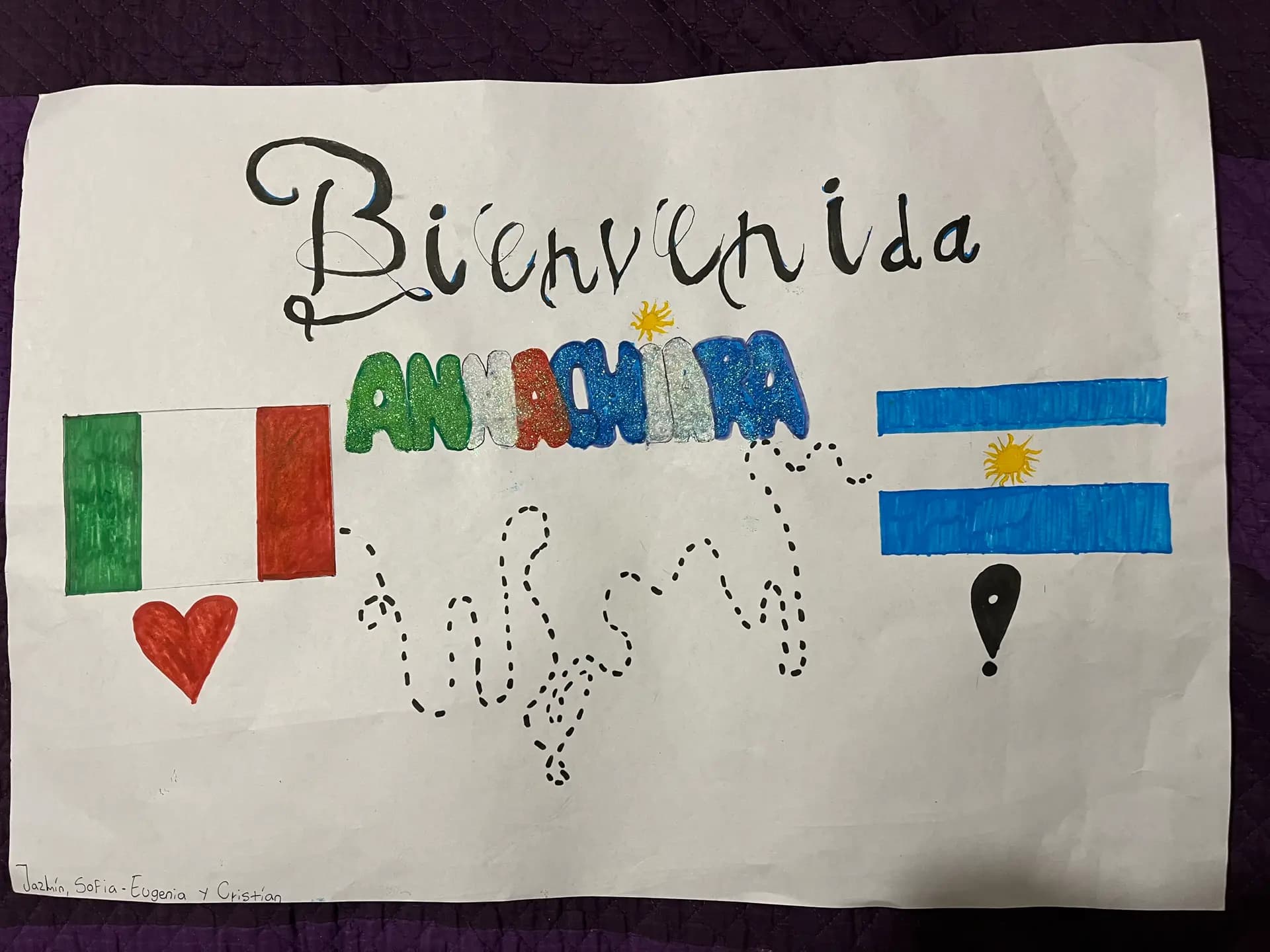Annachiara Romei Y Psc N H25 Arg Cl Reggio Emilia Argentina Cartello Benvenuto Pag Paese Orizzontale Web