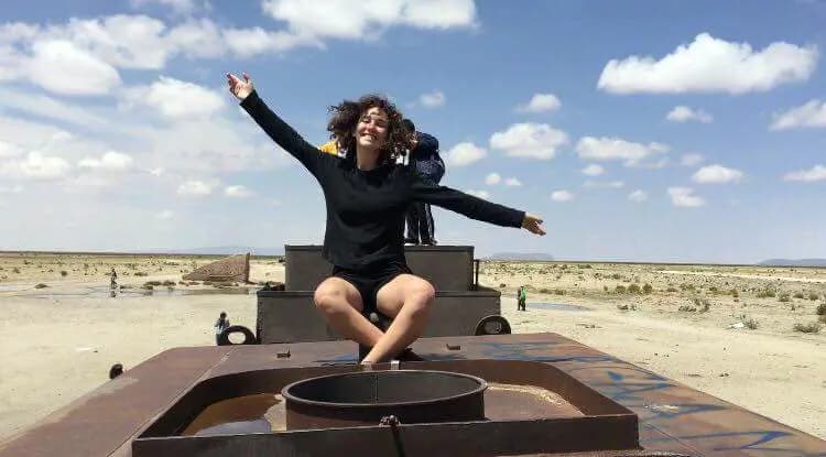 Estelle Cretier Y Psc N H17 Bol Bolivia Studentessa Paesaggio Pag Programma Orizzontale