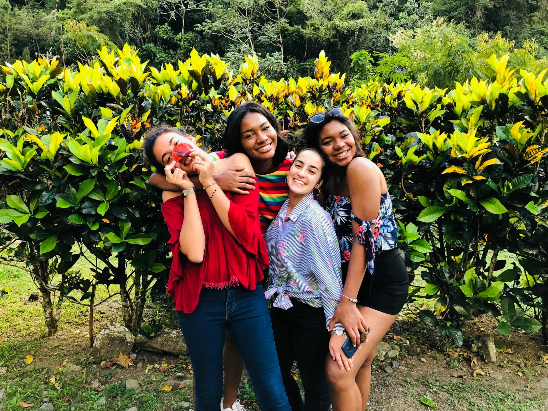 Milena Pia Auleta Y Psc Nh 2018 Dom Rep Dominicana Studentessa Amiche Esterno Pag Programma Orizzontale