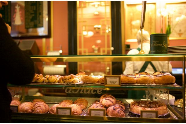 La Glace, uno dei Caffè più famosi di Copenaghen, famosa per le sue pasticcerie tradizionali.