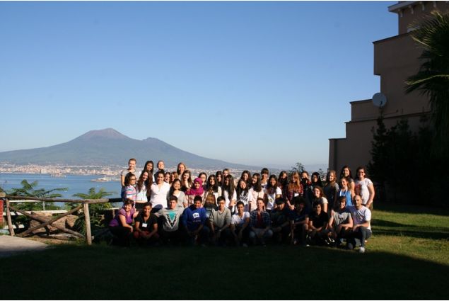 Marianna e Ivano accolgono gli studenti stranieri ospitati a Napoli e nei CL limitrofi nell'anno 2014-15