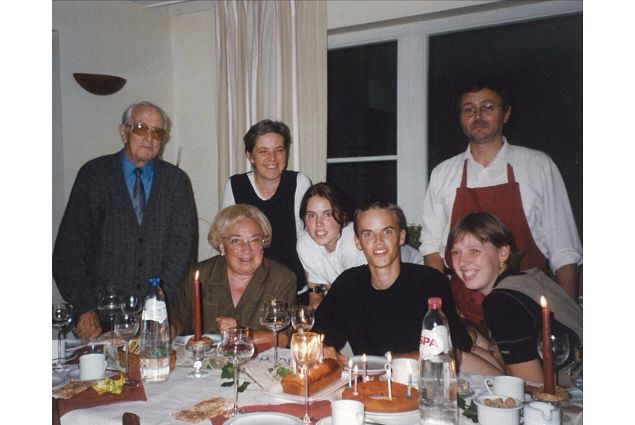 Marianna e la sua famiglia belga nel 1999
