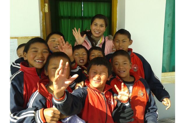 Con i bambini dello Yunnan
